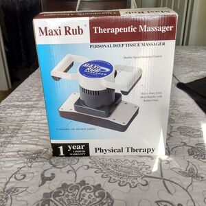 Therapeutic Massager - White and Blue